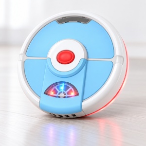 Aspirator robot de jucarie My Home, cu lumini si deplasare automata, albastru, 3+ ani