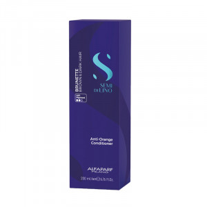Balsam pentru neutralizarea tonurilor de portocaliu Alfaparf Milano Semi Di Lino Brunette
