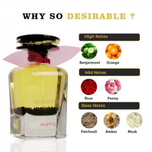 Bella Rouge, Riiffs, Apa de Parfum, Femei, 100ml - Img 3