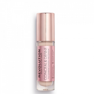 Makeup Revolution, Conceal & Define, Corrective, Liquid Concealer, C 0.5, 4 g