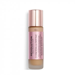 Makeup Revolution, Conceal & Define, Oil Free, Cream Foundation, F 10.5, 23 ml