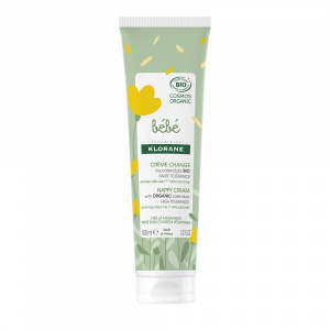 Crema bio impotriva iritatiilor din zona scutecului Klorane Bebe, 100 ml