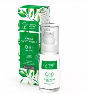 Crema contur ochi Q10 + ceai verde Cosmetic Plant