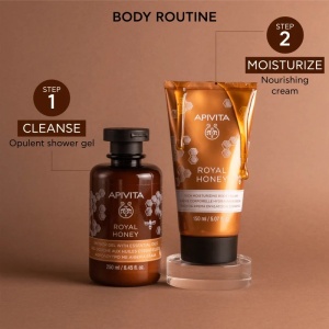 Crema corp cu uleiuri esentiale Royal Honey Apivita, 150 ml
