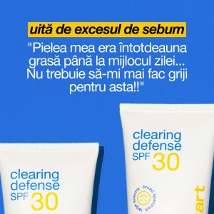 Crema de fata cu protectie solara SPF 30 Dermalogica Clear Start, cu extract de ceai verde, 59 ml