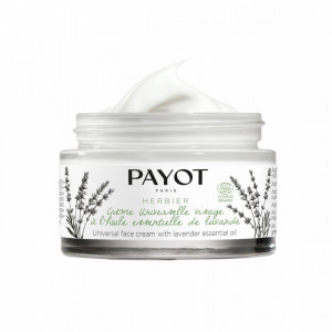 Crema de față universală organică cu ulei esențial de lavandă Payot Herbier Organic Universal Cream, 50 Ml - Img 2
