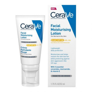 Crema hidratanta pentru ten normal-uscat cu SPF 50 CeraVe, 52 ml
