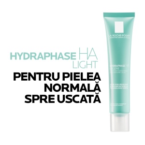 Crema intens hidratanta Hydraphase HA Light, 40 ml, La Roche-Posay