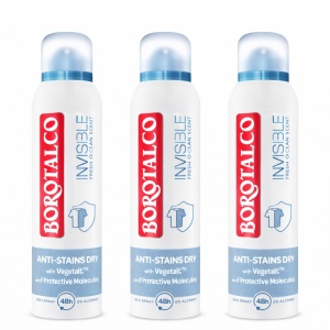 Deodorant spray antiperspirant Invisible Fresh Borotalco, 150 ml