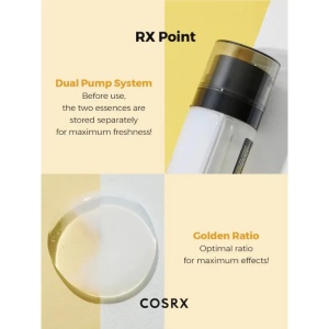 Esenta duala pentru stralucire cu Secretie de melc si Niacinamide, Advanced Snail COSRX, 80 ml