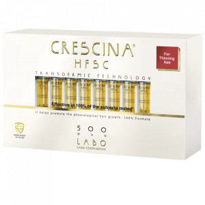 Fiole impotriva caderii parului 500 Crescina HFSC Transdermic, Barbati, 20 fiole