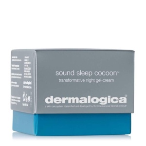 Gel Crema de Noapte Dermalogica Daily Skin Health - Sound Sleep Cocoon cu Extract de Arbore de Matase Persan,  Pentru Fata si Gat, 50 ml