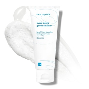 Gel de curatare delicat hidratant cu ceramide si acid hialuronic Face Republic, Hydro Derma Gentle Cleanser, 100 ml