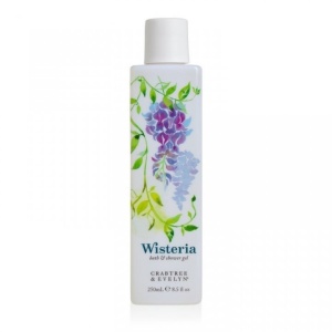 Gel de dus purifiant pentru toate tipurile de piele, Crabtree & Evelyn, Wisteria, Cleansing, 250 ml