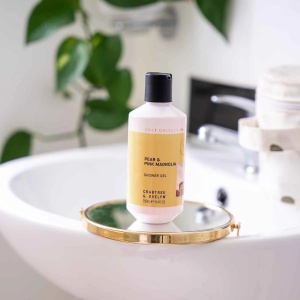 Gel de dus revigorant Crabtree & Evelyn Pear & Pink Magnolia, 250 ml
