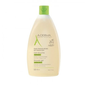 Gel de duș spumant ultra-bogat cu lapte de ovăz, A-Derma - Img 4