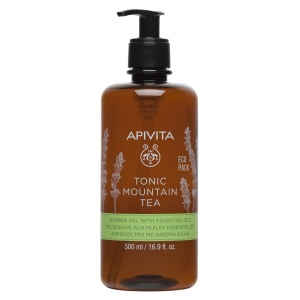 Gel dus cu ceai de munte Tonic Mountain Tea Apivita, 500 ml