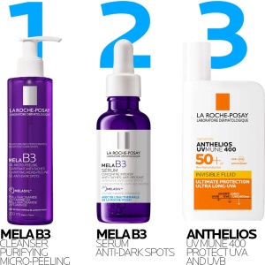Gel micro-exfoliant anti-pete pigmentare Mela B3, La Roche-Posay, 200 ml