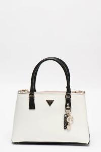Guess, Geanta de piele ecologica, cu manere si accesoriu model Becca - Img 2