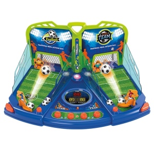 Joc de fotbal pentru 2 jucatori, set interactiv cu lansator de mingi
