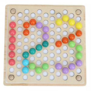 Joc montessori de indemanare cu bile si asociere culori - Img 4