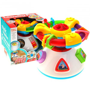 Jucarie Interactiva 2 in 1, volan muzical si proiector