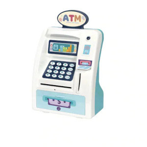 Jucarie interactiva ATM bancomat cu functii reale si sunete