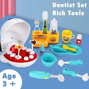 Jucarie Interactiva - Pet Dentist cu 17 Piese pentru Micii Stomatologi