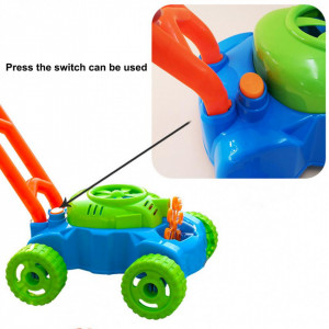 Jucarie Masina de tuns iarba, Bubble Fun, cu baloane de sapun, verde