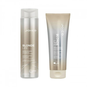 Kit pentru ingrijirea parului blond Joico Blonde Life™ Brightening Sampon