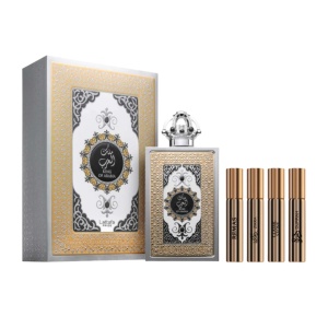 Lattafa Pride King Of Arabia, Apa de Parfum, Barbati, 100 ml + 4 x10 ml