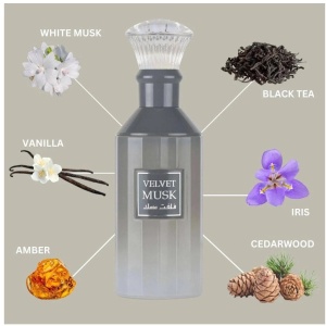 Lattafa Velvet Musk, Apa de Parfum Unisex, 100 ml