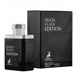 Man Black Edition Maison Alhambra, Apa de Parfum Barbati, 100 ml
