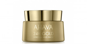 Masca cu aur si namol mineral 24k Gold Mineral Mud Mask, Ahava - Img 3