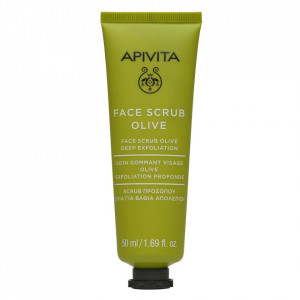 Masca pentru exfoliere profunda cu extract de masline Apivita, 50 ml