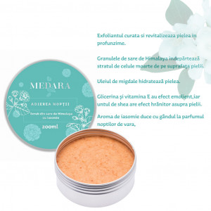 MEDARA SCRUB DIN SARE HIMALAYA SI IASOMIE 200ML MEBRA