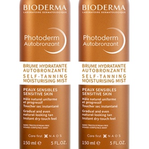 Pachet Bioderma Photoderm Autobronzant – 2 x Spray autobronzant hidratant, 150 ml.