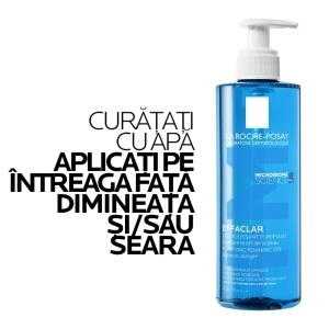 Pachet Gel spumant purifiant Effaclar +M, 400 ml + Rezerva de reumplere, 400 ml