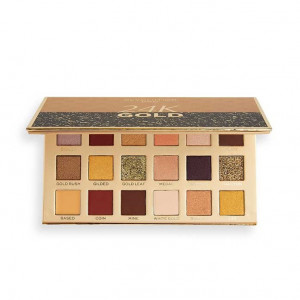 Paleta de farduri Makeup Revolution London 24k Gold