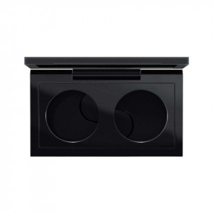 Paleta suport pentru farduri individuale cu 2 compartimente MAC Empty Pro Palette - Img 2