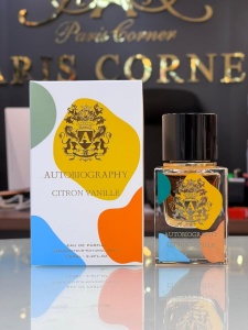 Paris Corner Autobiography Citron Vanille, Apa de Parfum, Barbati, 65 ml