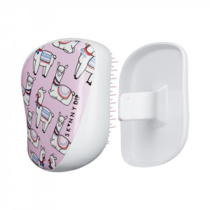 Perie pentru par Tangle Teezer Compact Styler Smooth & Shine Limited Editions Skinny Dip Lovely Llama