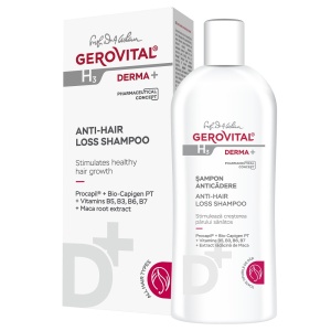 Sampon anticadere Gerovital H3 Derma+