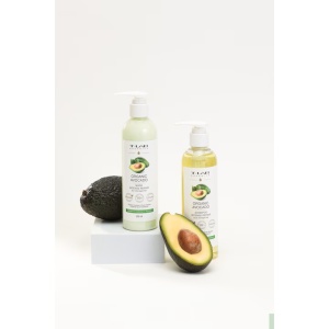 Sampon natural de intarire si hidratare 99% pentru par uscat si deteriorat, T-LAB Organics, 250 ml