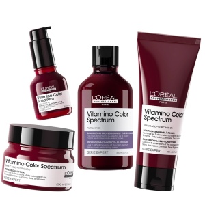 Sampon neutralizator pentru tonuri galbene L'Oréal Professionnel Serie Expert Vitamino Color Spectrum, 300 ml