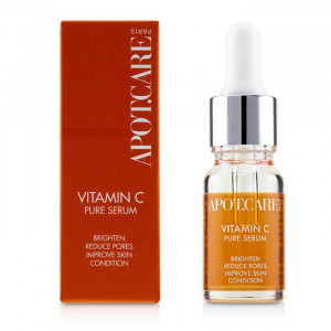 Serum ten luminos cu vitamina C Apotcare Pure, ambalaj