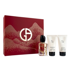 Set Cadou Armani Si, Femei, Apa de Parfum, 50 ml + Lotiune de corp 50 ml + Gel de dus , 50 ml