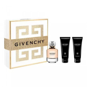 Set Cadou Givenchy L'Interdit, Femei, Apa de Parfum, 80 ml + Gel de dus  75 ml + Lotiune de Corp, 75 ml