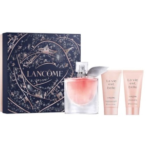Set Cadou Lancome La Vie Est Belle, Femei, Apa de parfum, 50 ml + Lotiune de corp 50 ml + Gel de dus, 50 ml