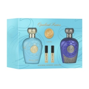 Set Cadou Lattafa Apa de parfum Opulent Dubai 100 ml + Opulent Blue Elixir 100 ml